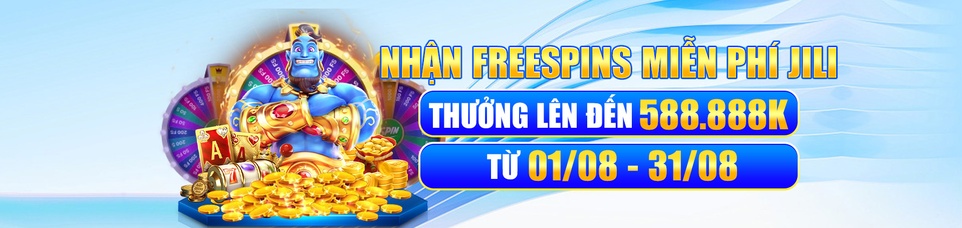 Nhận freespins Miễn phí jili